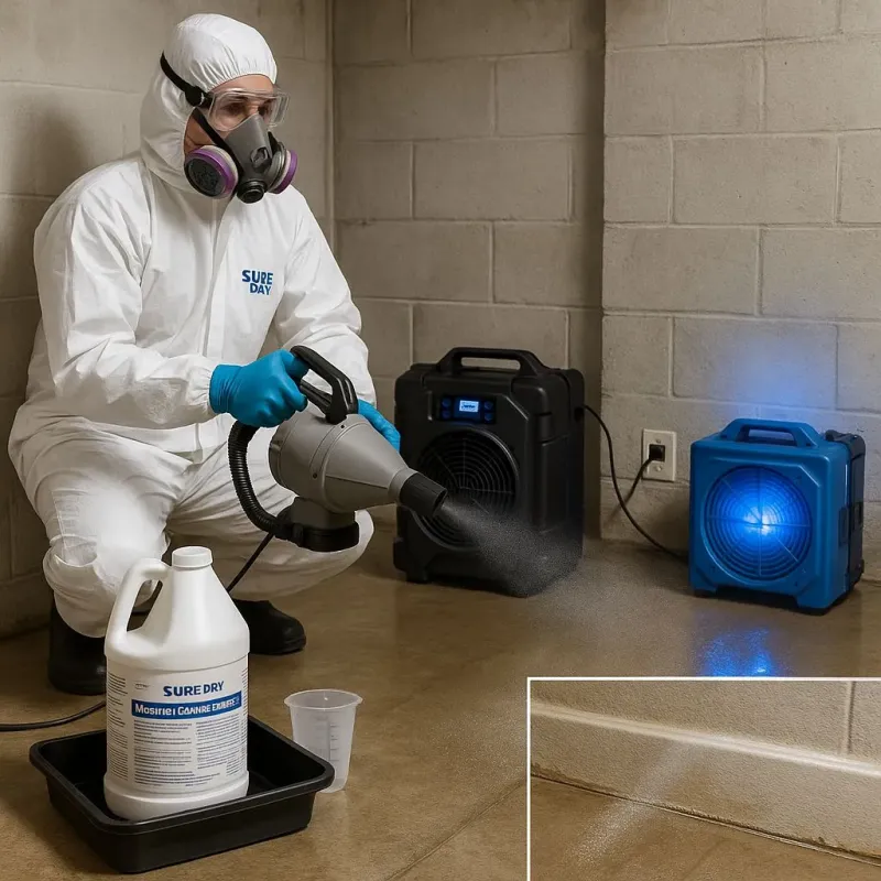 Sanitization and Odor Removal process in Richwood, OH